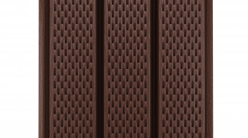 Софит AquaSystem с полной перфорацией Polyester 140 г/м2, 2,4 м коричневый RAL 8017