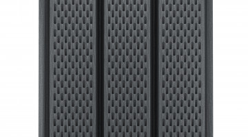 Софит AquaSystem с полной перфорацией Polyester Matt 140 г/м2, 2,4 м темно-серый RR 23