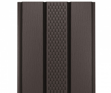 Софит AquaSystem с центральной перфорацией Polyester 275 г/м2, 2,4 м темно-коричневый RR 32