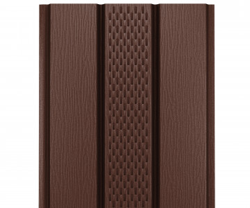 Софит AquaSystem с центральной перфорацией Polyester 140 г/м2, 2,4 м темно-коричневый RR 32
