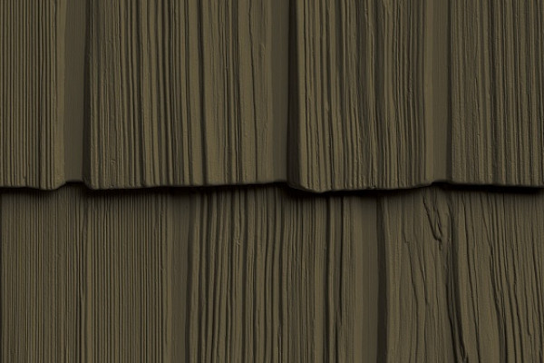 Фасадная панель Foundry Щепа (рваный край) Классика Дымчатый коричневый
