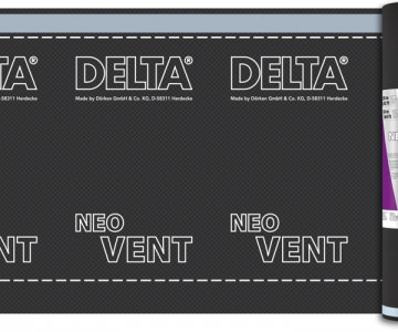 Delta-Neo Vent Plus универсальная диффузионная мембрана с двумя зонами проклейки