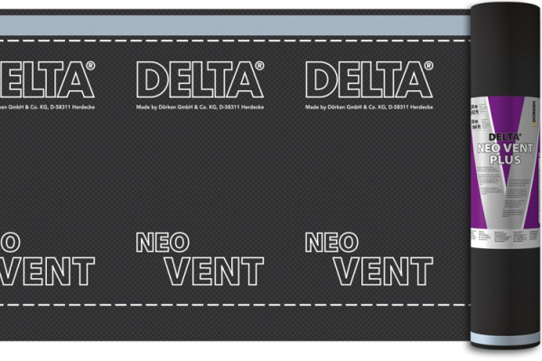 Delta-Neo Vent Plus универсальная диффузионная мембрана с двумя зонами проклейки
