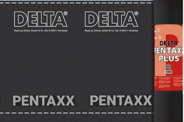 DELTA-PENTAXX PLUS 5-слойная диффузионная мембрана повышенной УФ- и термической стабильности, прочности, 2 функциональных слоя, с двумя зонами прокл