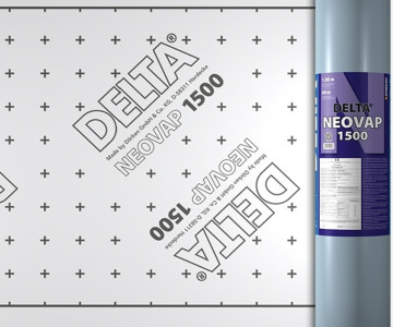 Delta-Neovap 1500 самоклеющаяся пароизоляция с алюминиевой фольгой