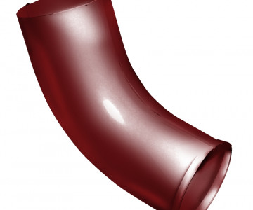Колено стока 90 мм RAL 3011 коричнево-красный